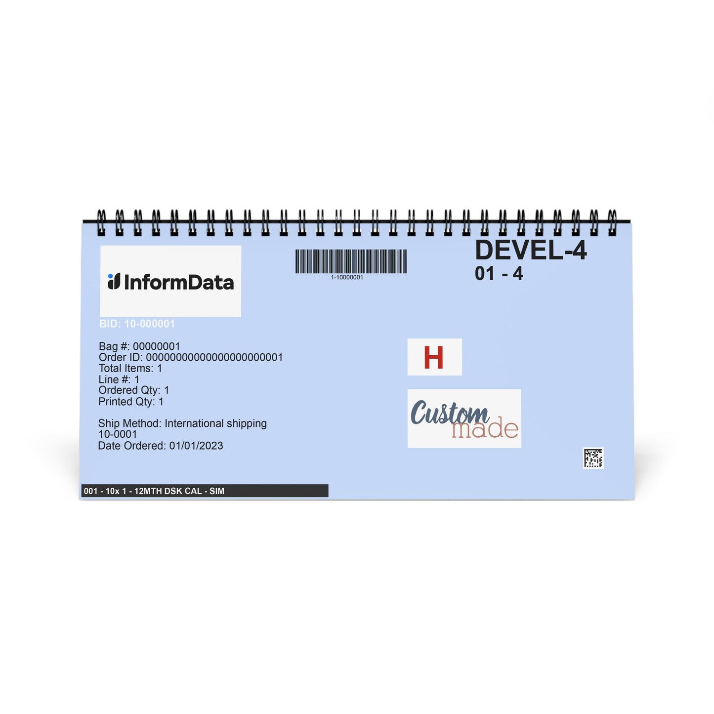 Desktop Calendar (2025 grid)