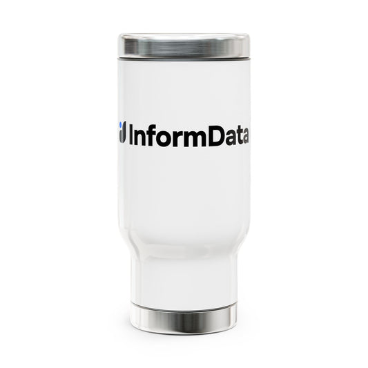 Stainless Steel Travel Mug with Handle, 14oz